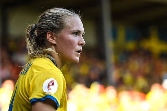 Sveriges Magdalena Eriksson i matchen mellan Sverige och