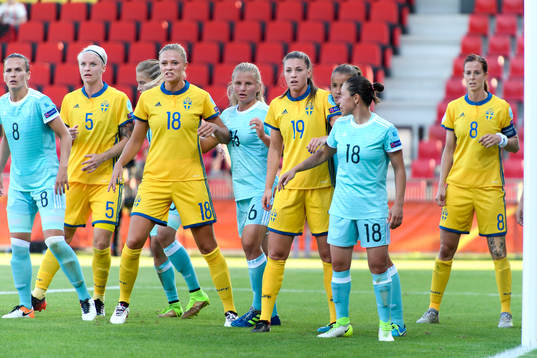 Sveriges Nilla Fischer, Fridolina Rolfö, Pauline
