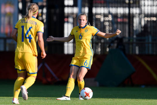 Sveriges Magdalena Eriksson i matchen mellan Sverige och