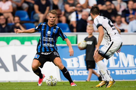 Sirius Elias Andersson och Häckens Egzon Binaku