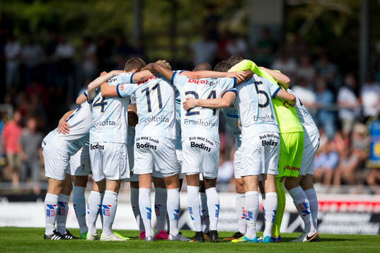 Gefle samlade innan fotbollsmatchen i Superettan mellan