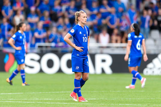 Islands Dagny Brynjarsdottir deppar