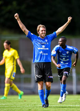 Halmstads Johan Oremo jublar