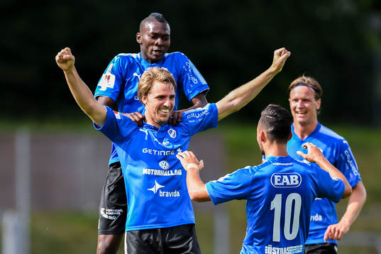 Halmstads Johan Oremo jublar