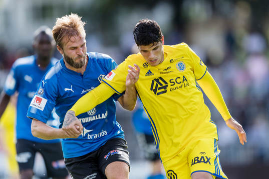Halmstads Jesper Westerberg och Sundsvalls David Batanero