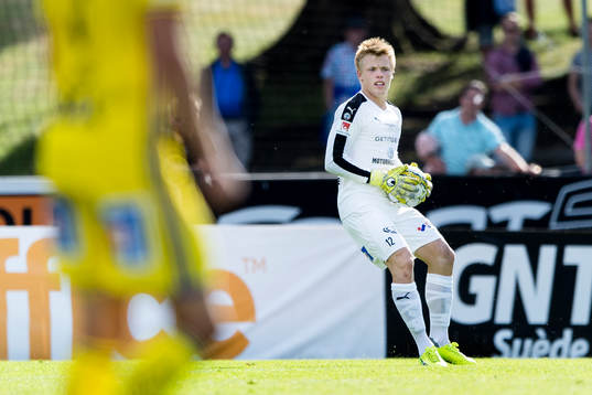 Halmstads målvakt Isak Pettersson