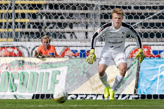 Halmstads målvakt Isak Pettersson