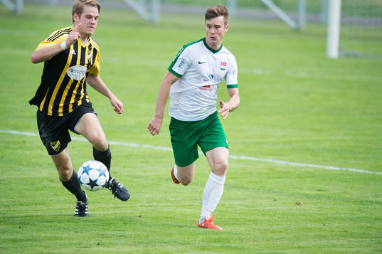 IFK Hässleholms Filip Ranmo i matchen i division 2 mellan