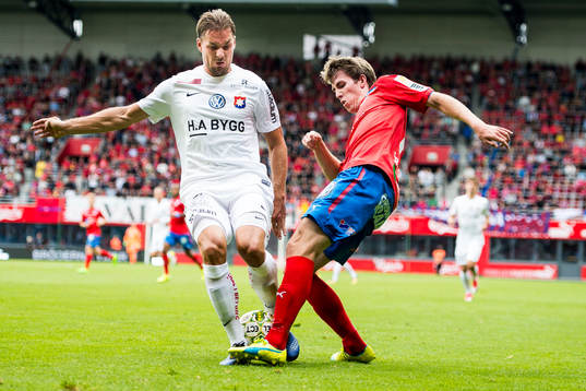 Örgrytes Jens Cajuste och Helsingborgs Adam Eriksson
