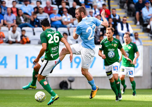 Malmö FFs Jo Inge Berget och Jönköpings André Calisir