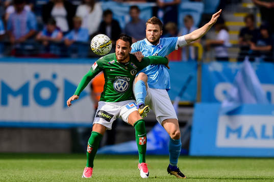 Jönköpings Dzenis Kozica och Malmö FFs Lasse Nielsen