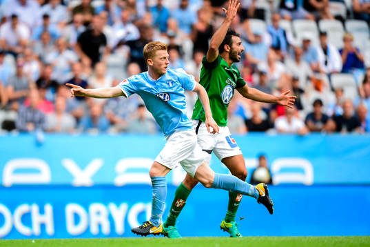 Malmö FFs Anders Christiansen jublar