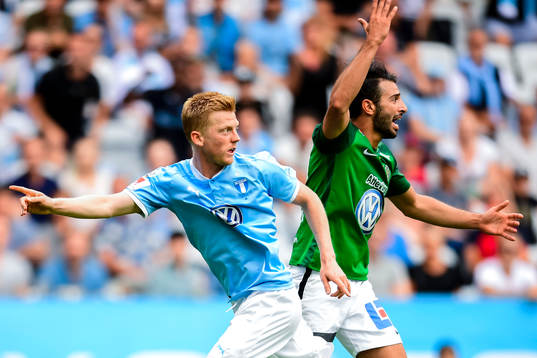 Malmö FFs Anders Christiansen jublar