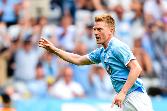 Malmö FFs Anders Christiansen jublar