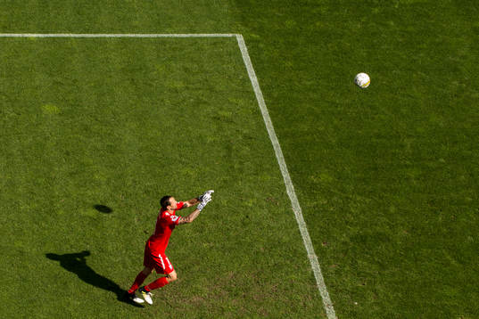 Malmö FFs målvakt Johan Wiland