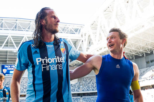 Djurgårdens Jonas Olsson jublar