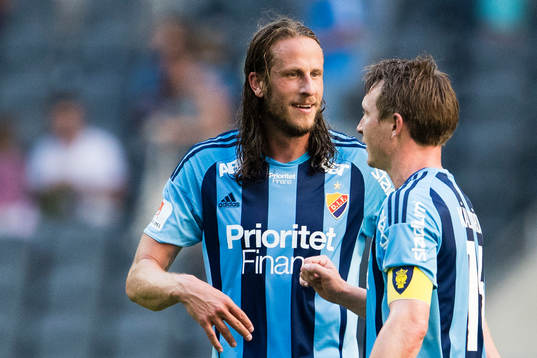 Djurgårdens Jonas Olsson jublar