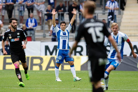 IFK Göteborgs David Boo Wiklander gestikulerar
