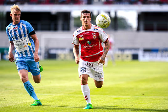 AFC Eskilstunas Ludvig Öhman och Kalmars Erton Fejzullahu