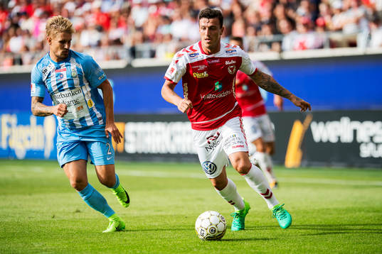 Kalmars Erton Fejzullahu 0ch AFC Eskilstunas Daniel