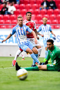 Kalmars Ismael Silva Lima och AFC Eskilstunas Alexander