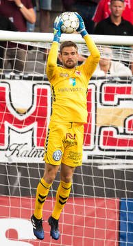 Kalmars målvakt Lucas Hägg-Johansson