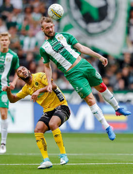 Elfsborgs Issam Jebali och Hammarbys Mads Fenger Nielsen