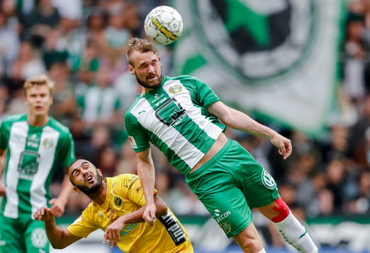 Elfsborgs Issam Jebali och Hammarbys Mads Fenger Nielsen