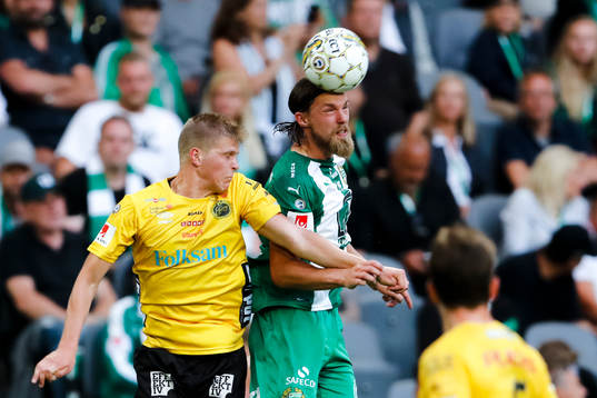 Elfsborgs Joakim Nilsson och Hammarbys Björn Paulsen