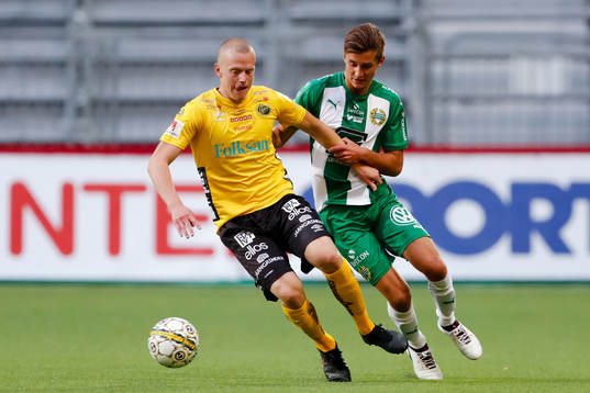 Elfsborgs Daniel Gustavsson och Hammarbys Leo Bengtsson