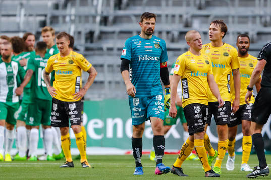 Elfsborgs målvakt Kevin Stuhr Ellegaard och Daniel