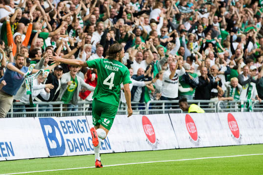 Hammarbys Björn Paulsen jublar