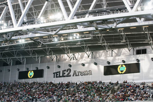 Interiör av Tele2 Arena