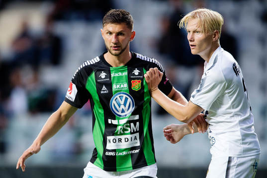 GAIS Alibek Aliev och Östers Filip Örnblom