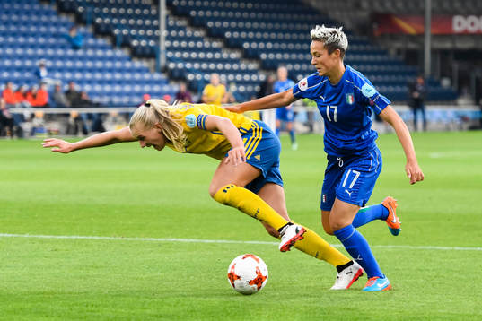 Sveriges Stina Blackstenius får straff