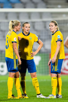 Sveriges Linda Sembrant , Magdalena Eriksson och Lisa
