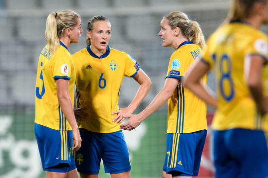 Sveriges Linda Sembrant, Magdalena Eriksson och Lisa