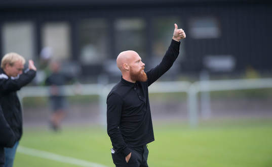 Hittarps tränare i matchen i Svenska Cupen mellan IFK