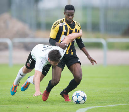 IFK Hässleholms Kojo Annor i matchen i Svenska Cupen