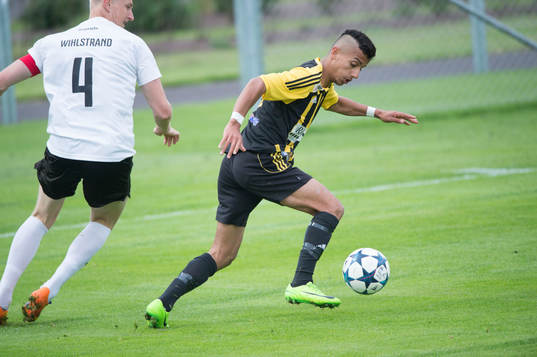 IFK Hässleholms Waed Shaif i matchen i Svenska Cupen
