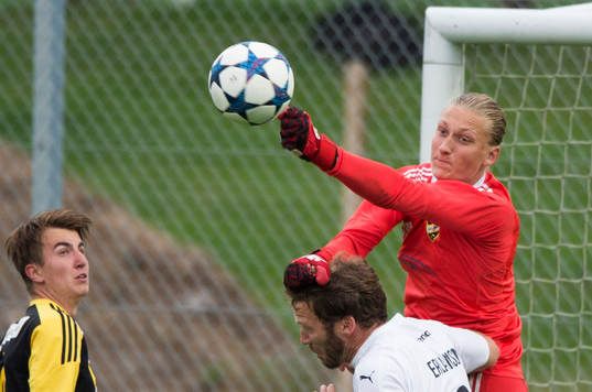 IFK Hässleholms Carl Lundahl Persson i matchen i matchen i