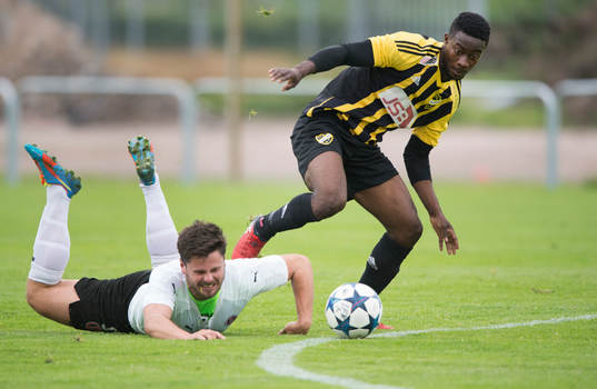 IFK Hässleholms Kojo Annor i matchen i Svenska Cupen