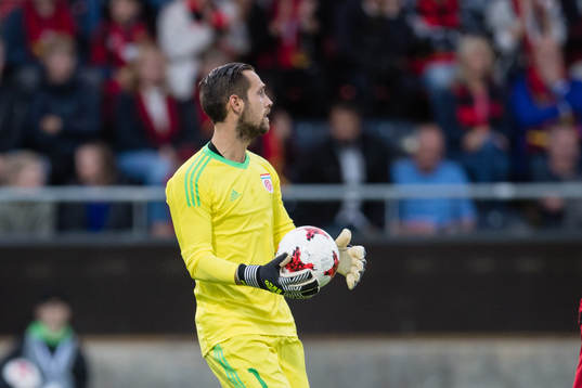 FC Fola Esch målvakt Thomas Hym