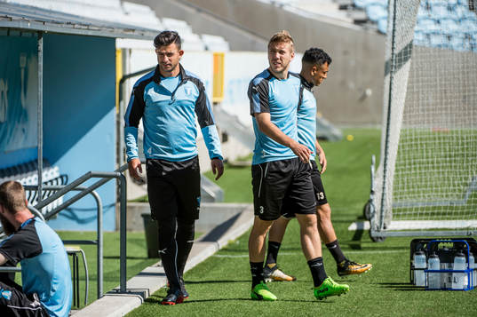 Behrang Safari, Anders Christiansen och Yoshimar Yotún