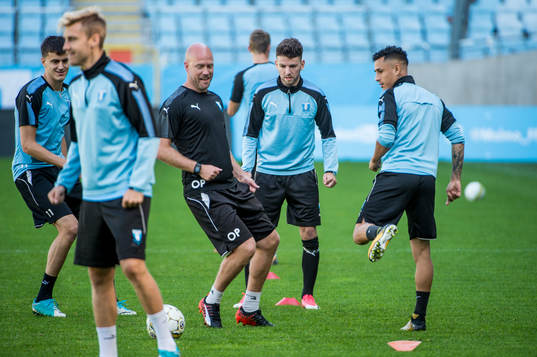 Assisterande tränare Olof Persson, Erdal Rakip och