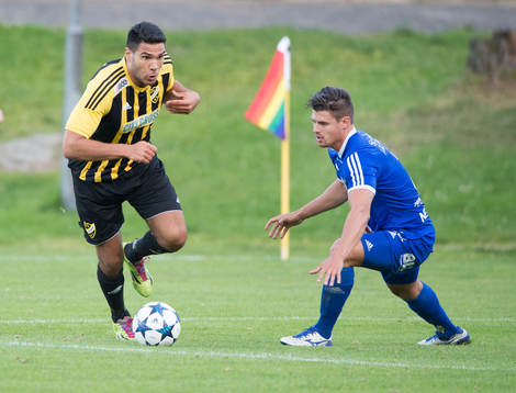 IFK Hässleholms Tommy Filipovic i matchen i division 2