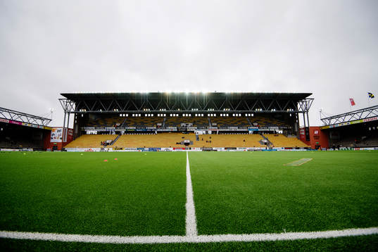 Interiören av Borås Arena