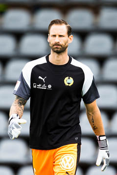 Hammarbys målvakt Johan Wiland