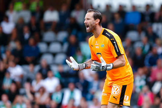 Hammarbys målvakt Johan Wiland