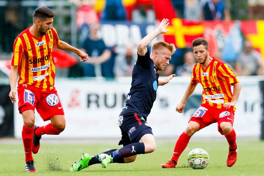 Helsingborgs Andreas Landgren faller